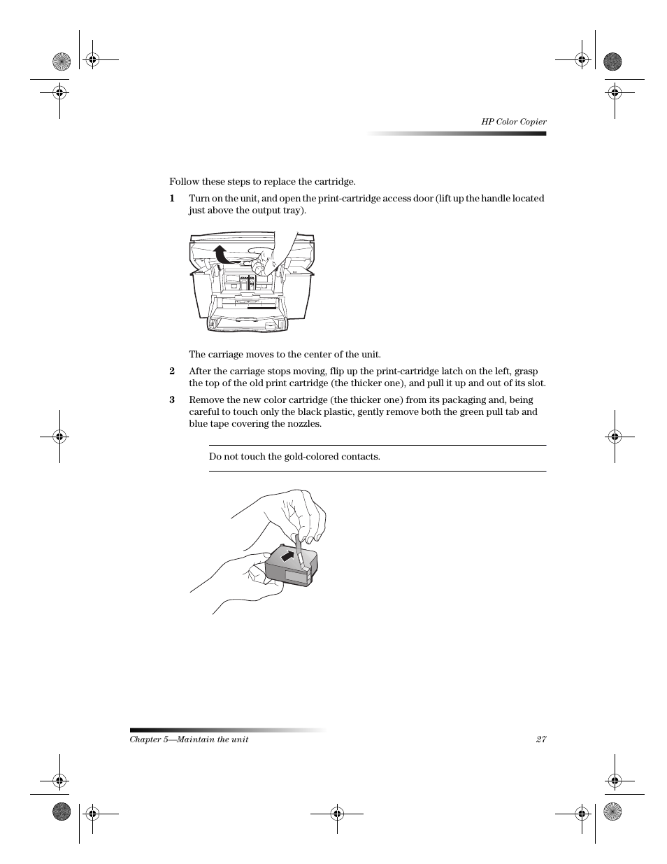 HP 120 Color Copier User Manual | Page 31 / 54