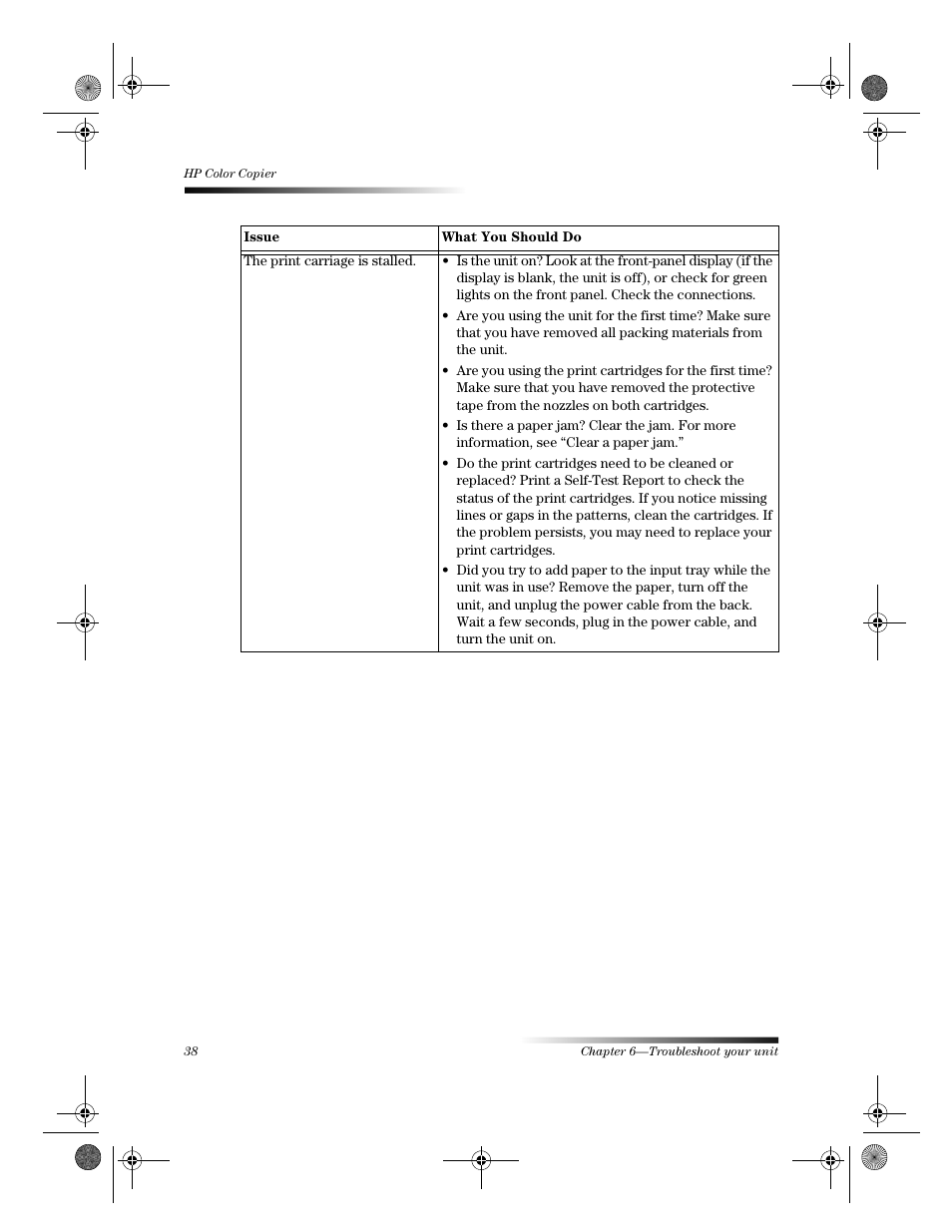 HP 120 Color Copier User Manual | Page 42 / 54