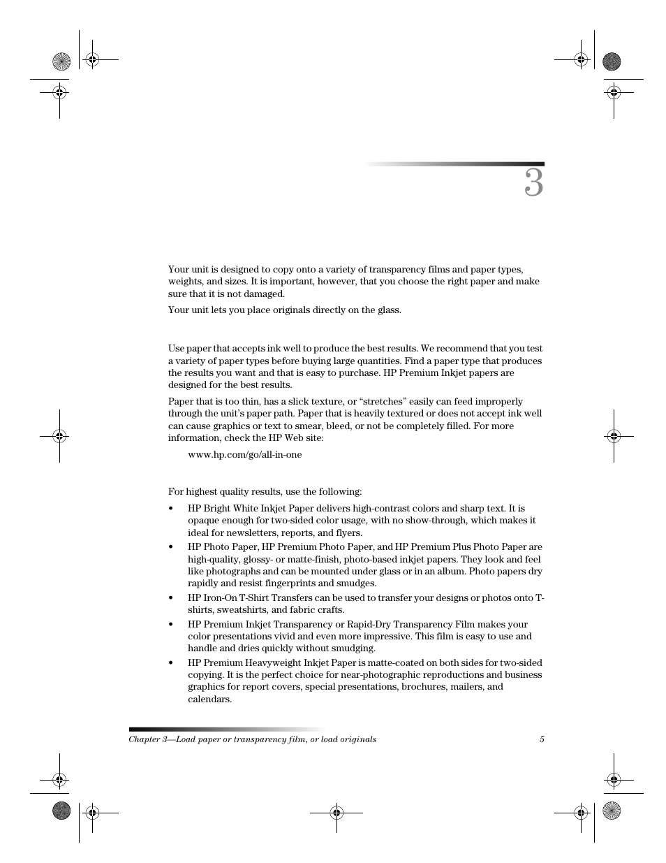 Load paper or transparency film, or load originals | HP 120 Color Copier User Manual | Page 9 / 54