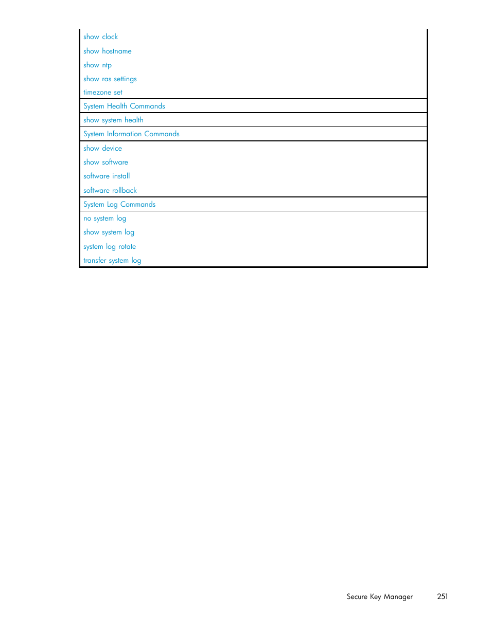 HP Secure Key Manager User Manual | Page 251 / 327