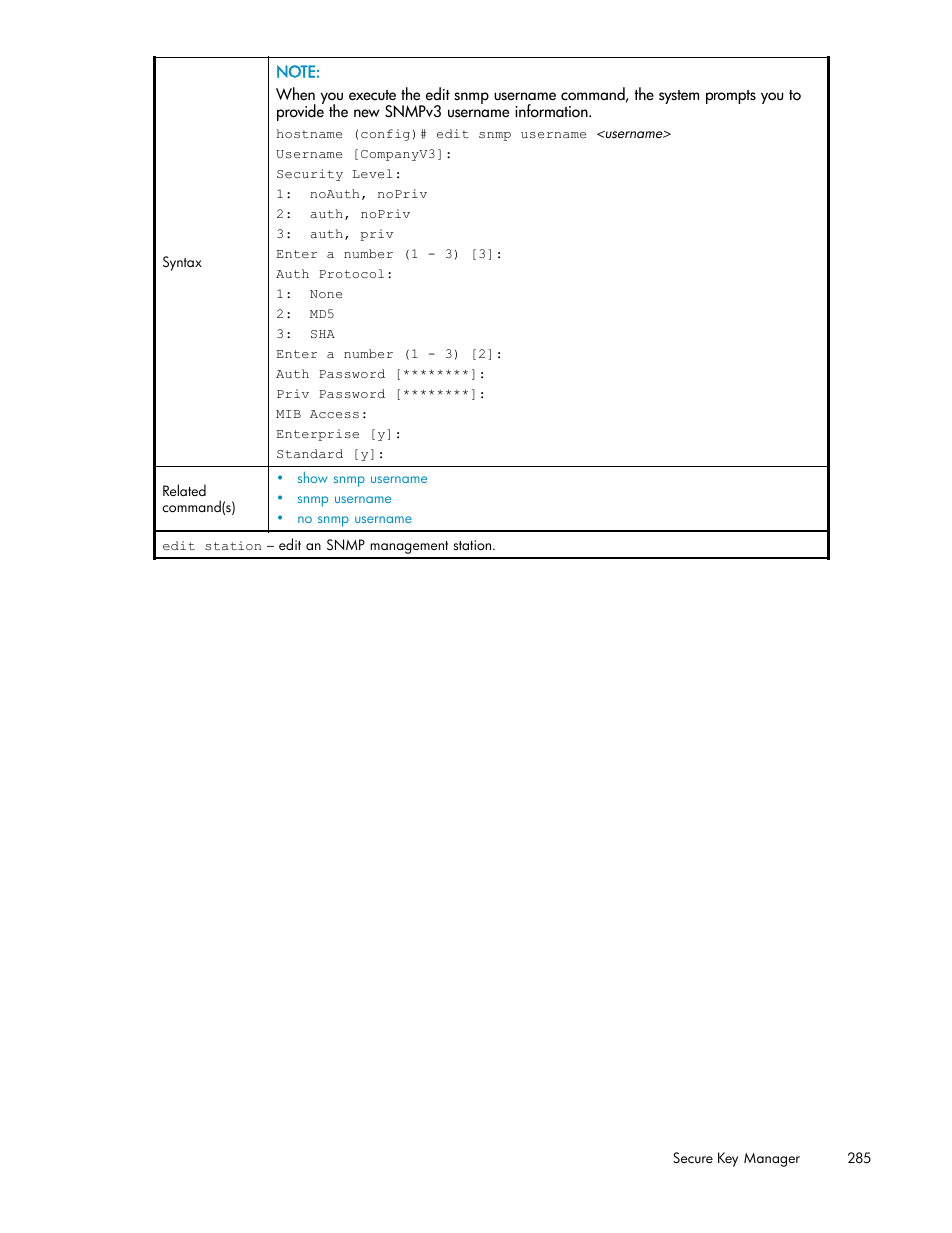 HP Secure Key Manager User Manual | Page 285 / 327