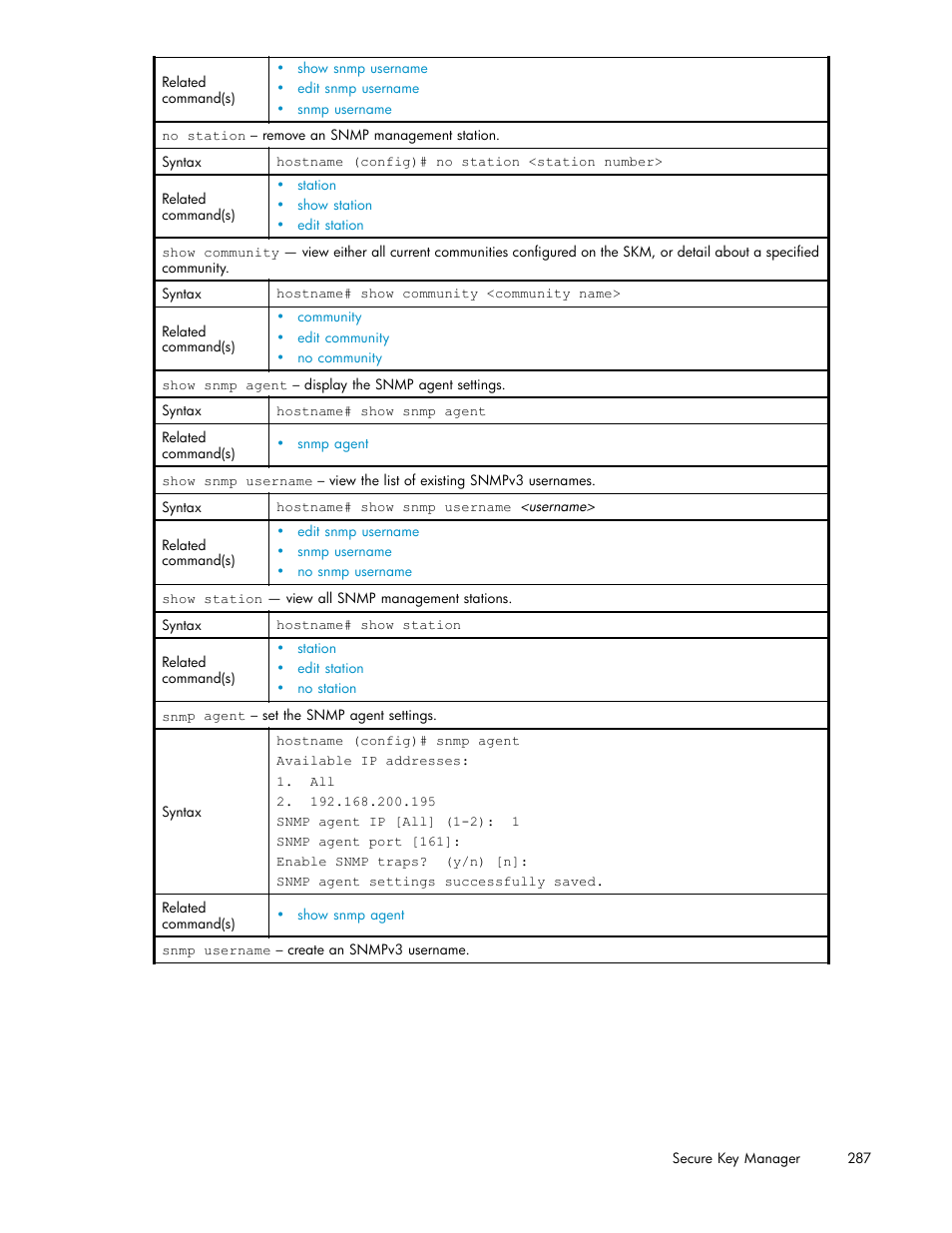 HP Secure Key Manager User Manual | Page 287 / 327