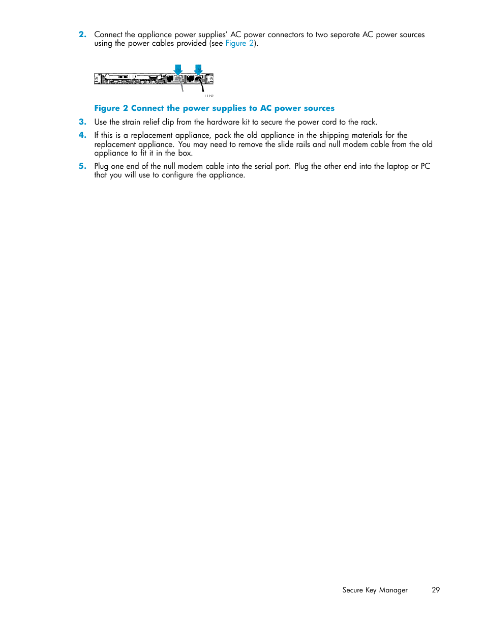 2 connect the power supplies to ac power sources | HP Secure Key Manager User Manual | Page 29 / 327