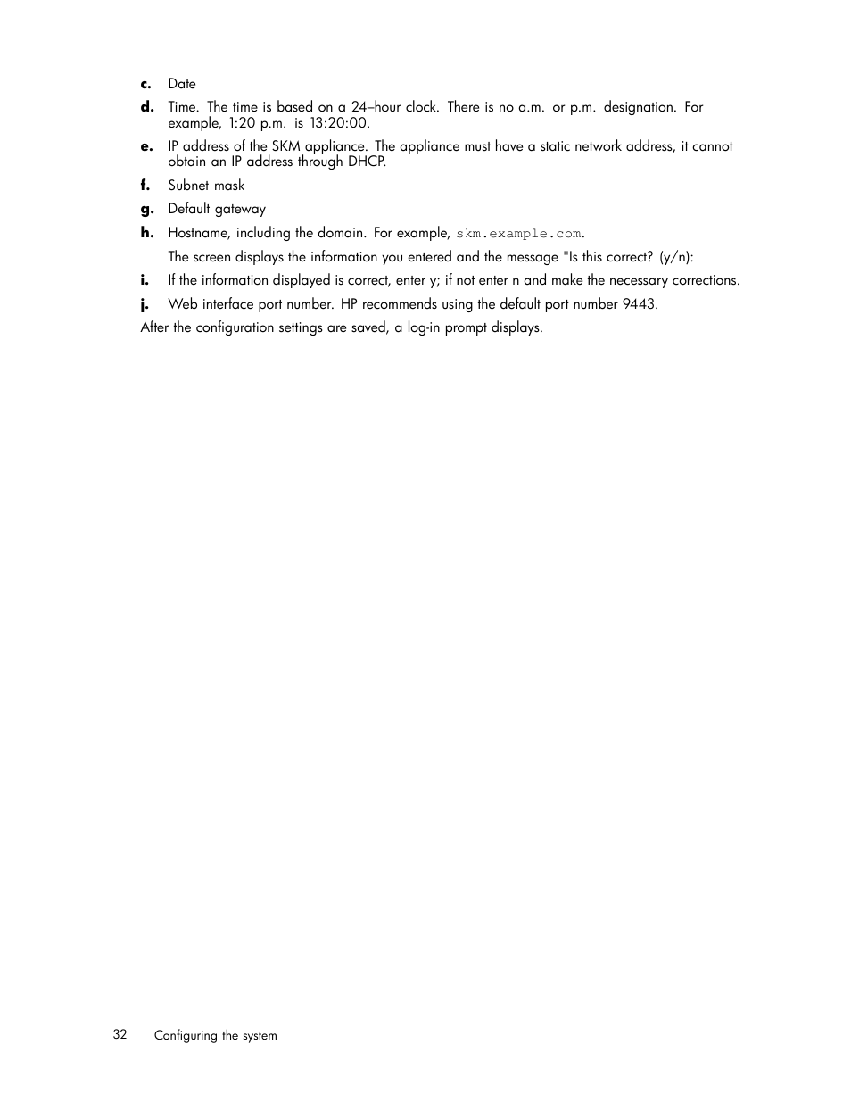 Configuring the first skm appliance | HP Secure Key Manager User Manual | Page 32 / 327