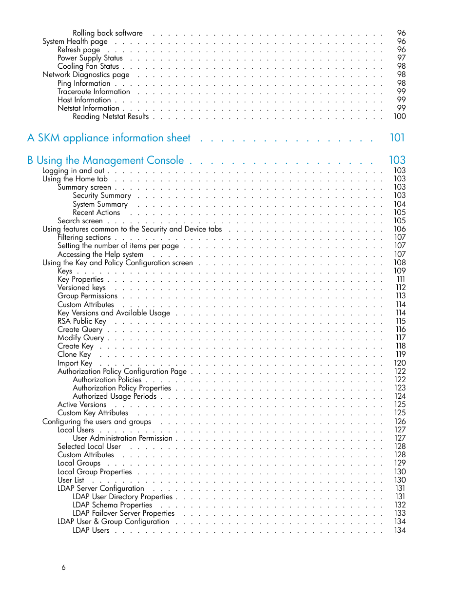 HP Secure Key Manager User Manual | Page 6 / 327