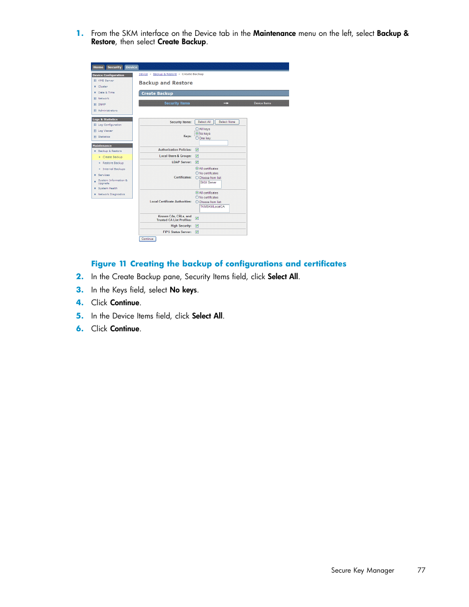 HP Secure Key Manager User Manual | Page 77 / 327