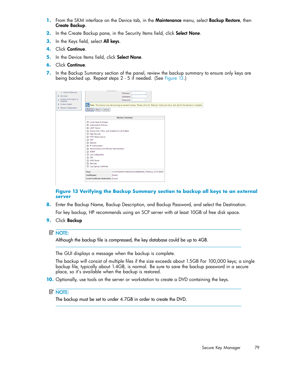 HP Secure Key Manager User Manual | Page 79 / 327