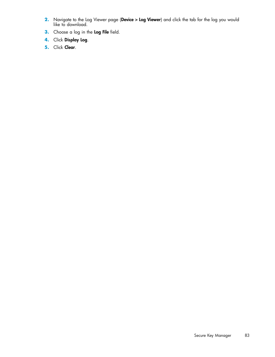 HP Secure Key Manager User Manual | Page 83 / 327