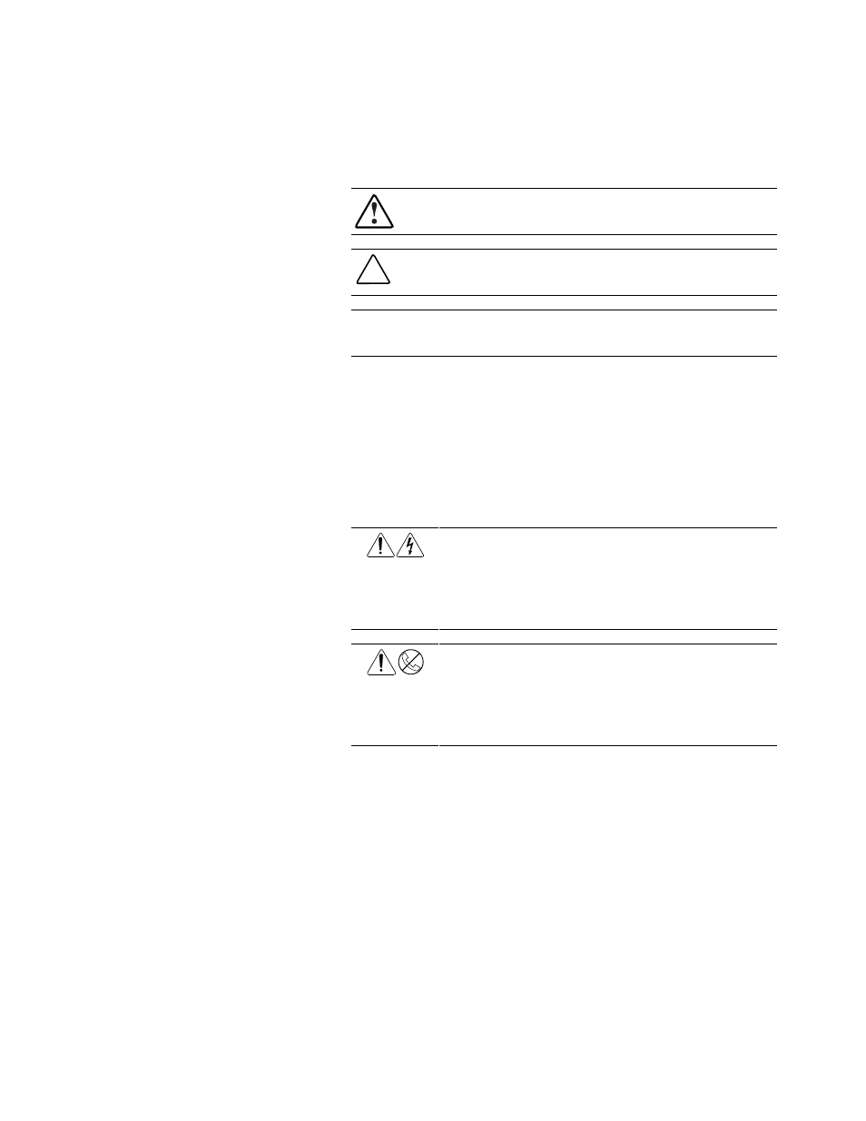 Symbols in text, Symbols on equipment | HP Compaq StorageWorks TL881 DLT Mini-Library User Manual | Page 12 / 200