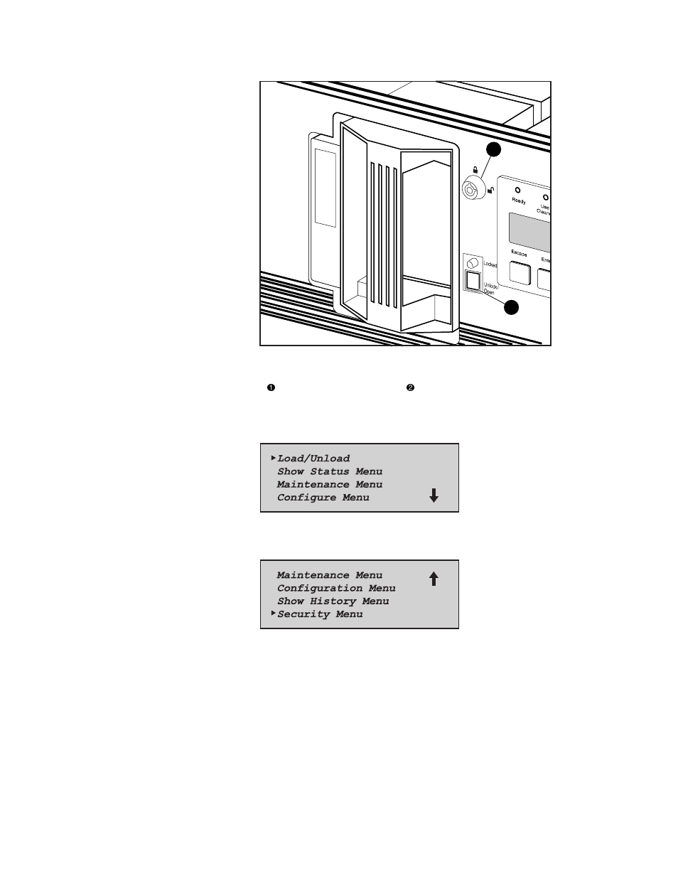 Removing a magazine | HP Compaq StorageWorks TL881 DLT Mini-Library User Manual | Page 54 / 200