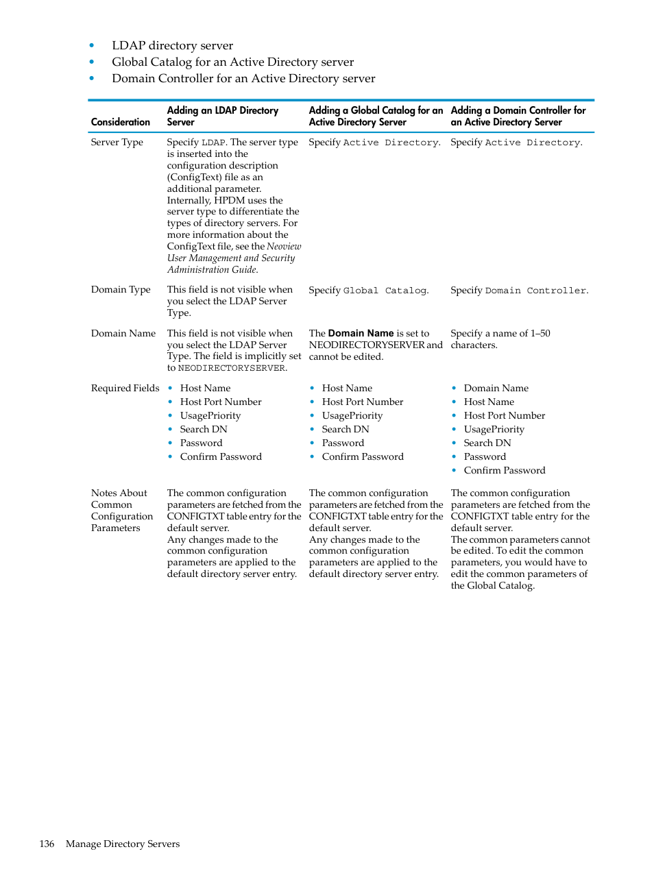 HP Neoview Release 2.5 Software User Manual | Page 136 / 284