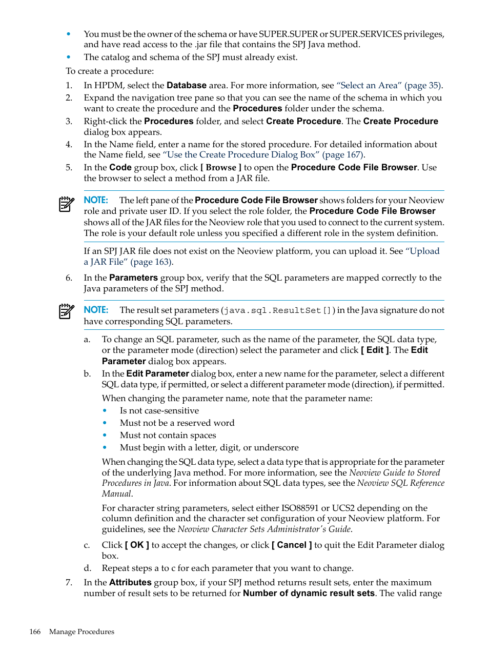 HP Neoview Release 2.5 Software User Manual | Page 166 / 284