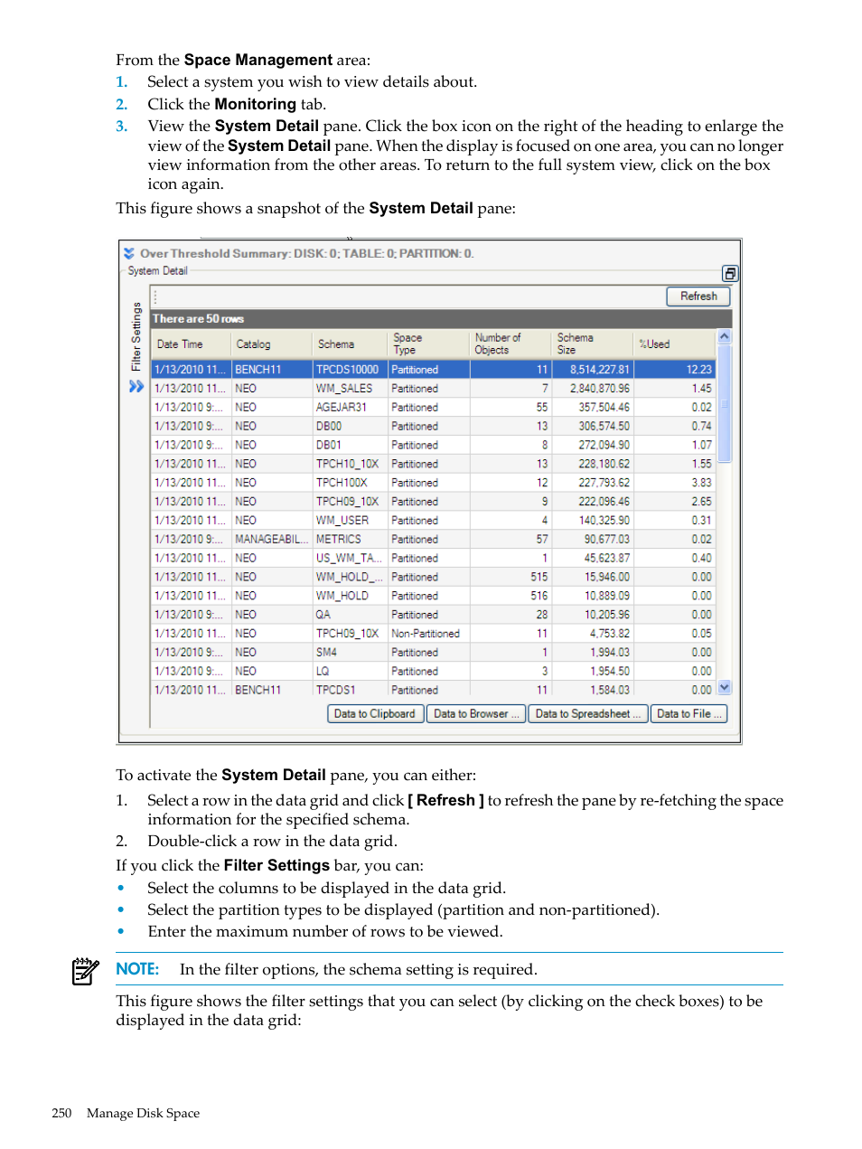 HP Neoview Release 2.5 Software User Manual | Page 250 / 284