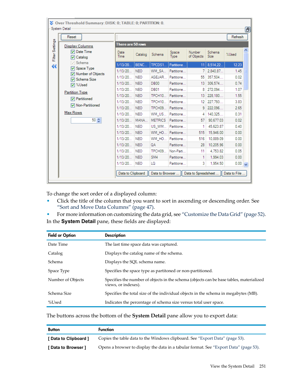 HP Neoview Release 2.5 Software User Manual | Page 251 / 284