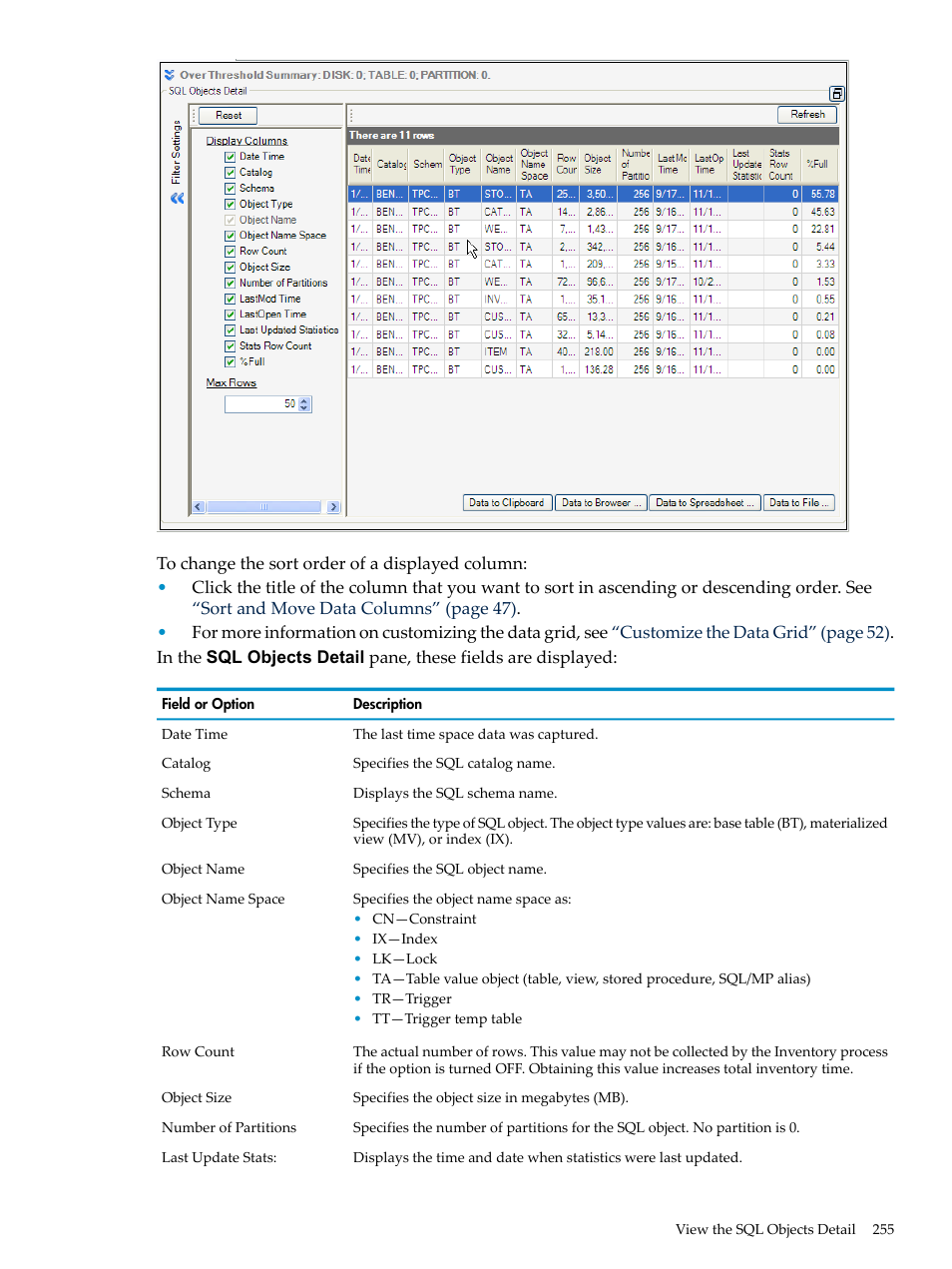 HP Neoview Release 2.5 Software User Manual | Page 255 / 284