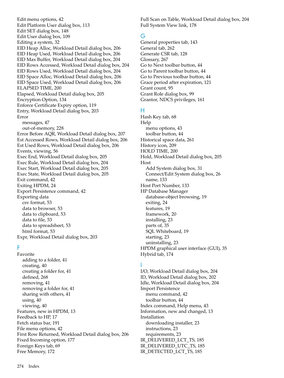 HP Neoview Release 2.5 Software User Manual | Page 274 / 284