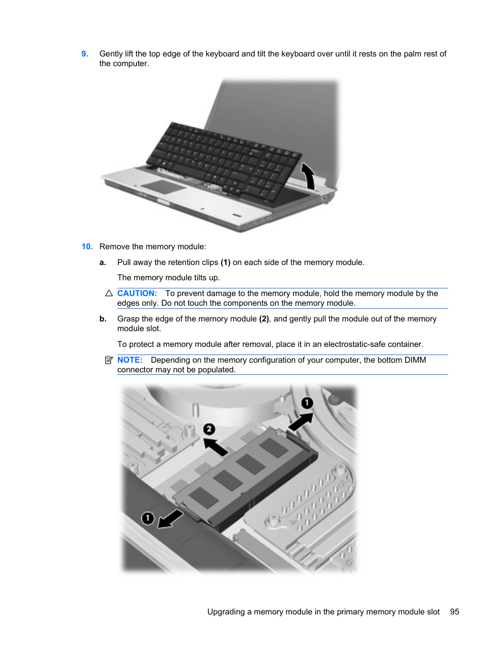 HP EliteBook 8740w Mobile Workstation User Manual | Page 107 / 152