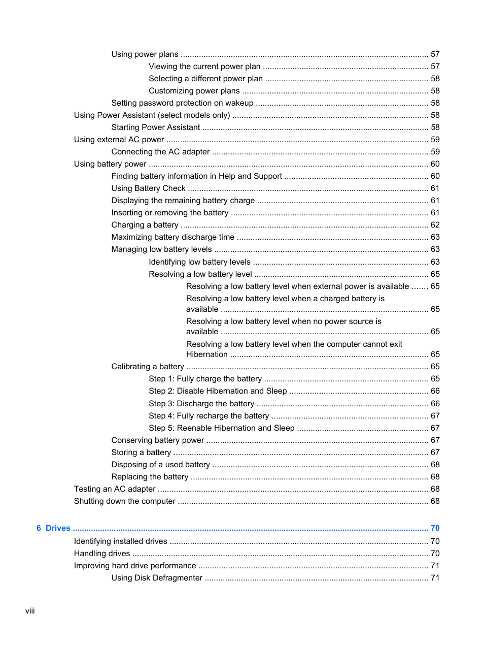 HP EliteBook 8740w Mobile Workstation User Manual | Page 8 / 152