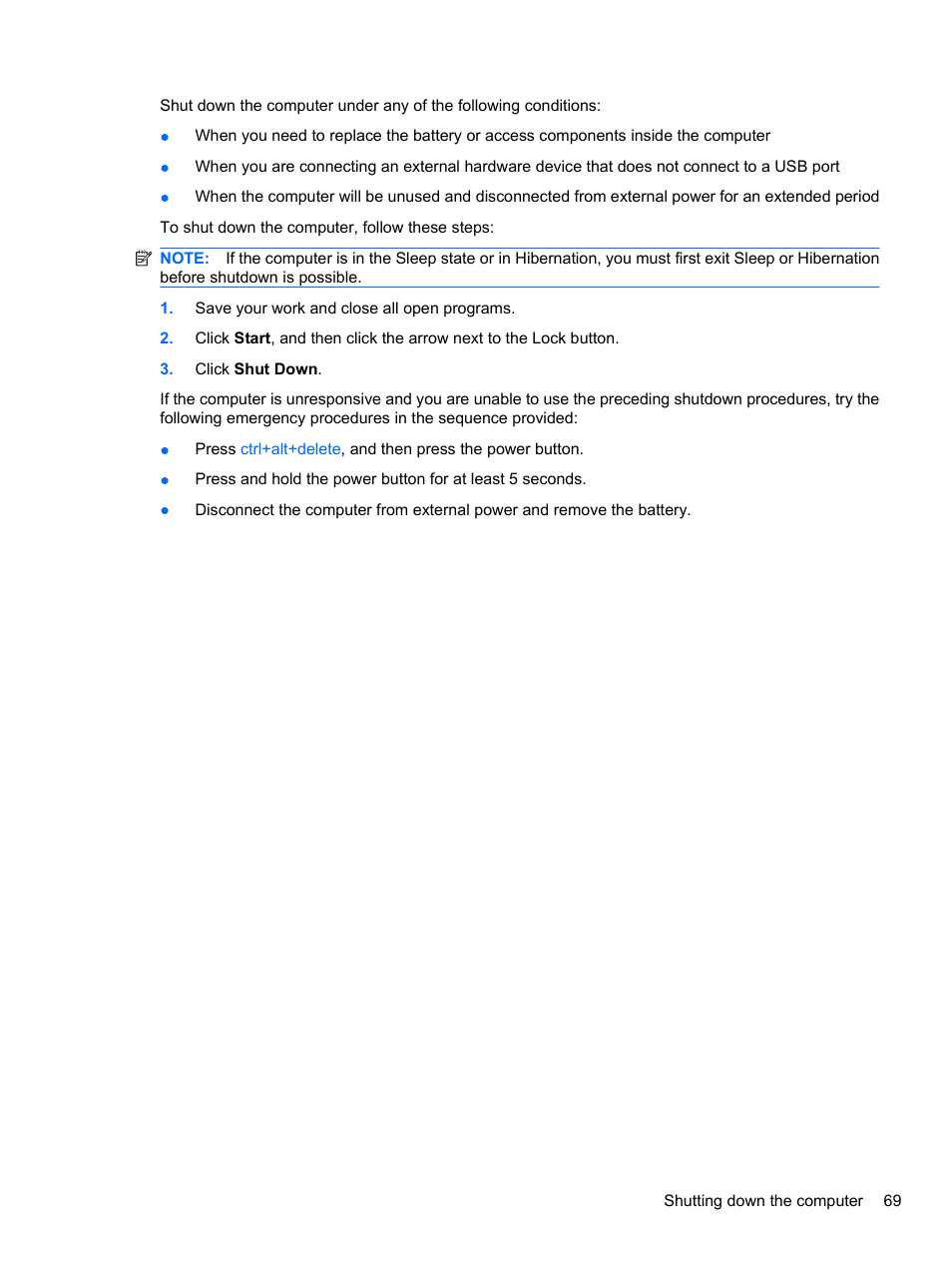 HP EliteBook 8740w Mobile Workstation User Manual | Page 81 / 152