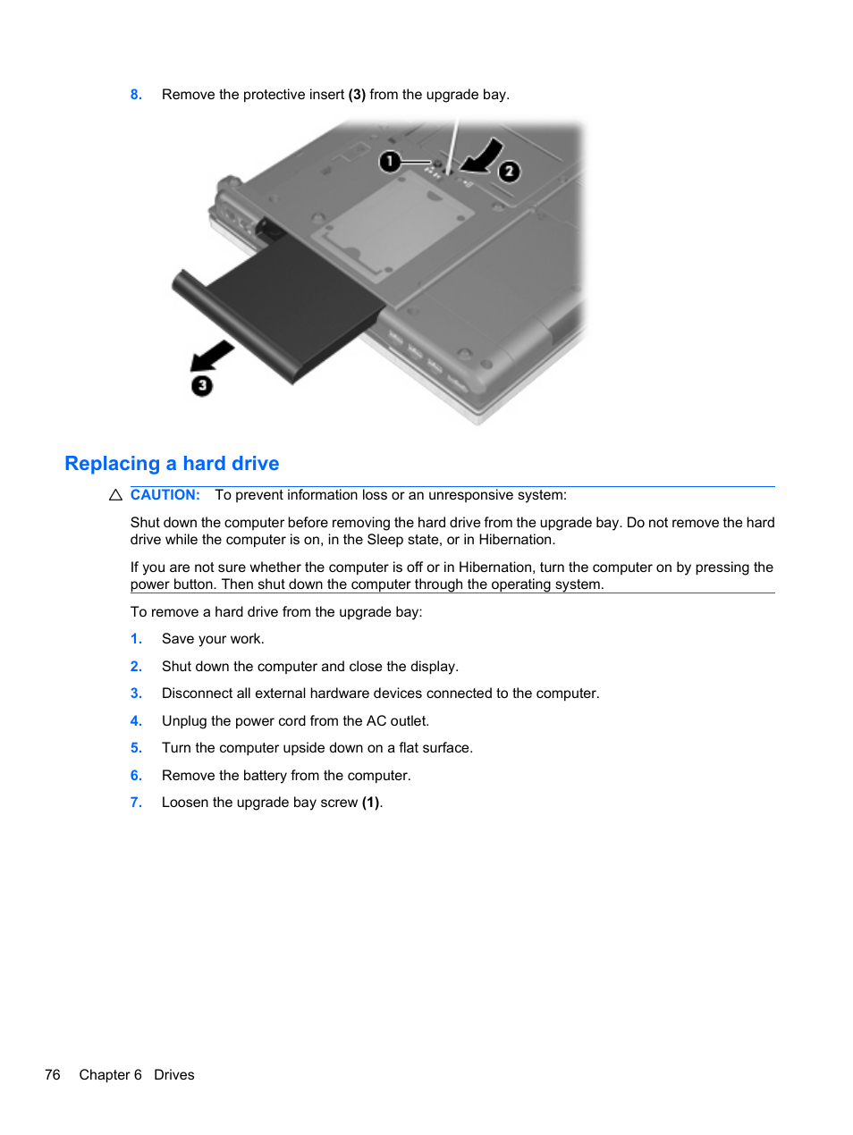 Replacing a hard drive | HP EliteBook 8740w Mobile Workstation User Manual | Page 88 / 152