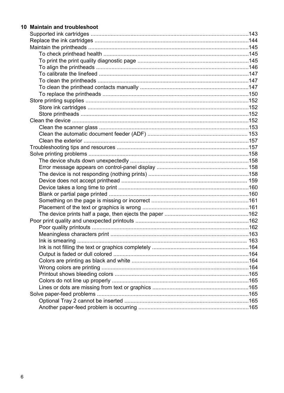 HP Officejet Pro L7380 All-in-One Printer User Manual | Page 10 / 245