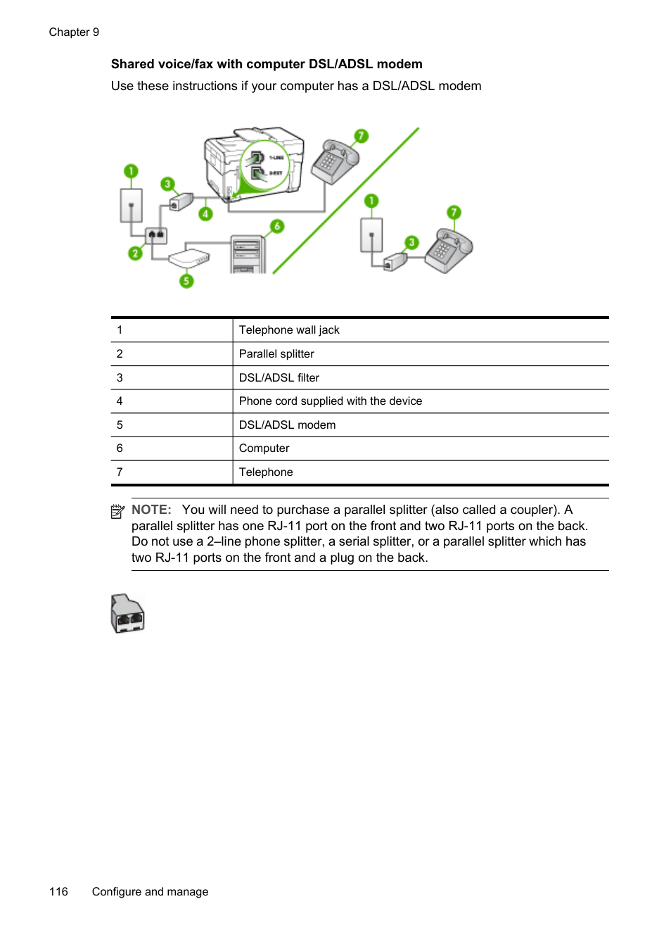 HP Officejet Pro L7380 All-in-One Printer User Manual | Page 120 / 245