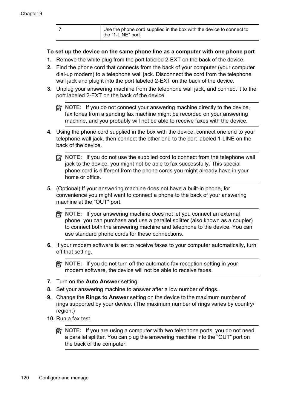 HP Officejet Pro L7380 All-in-One Printer User Manual | Page 124 / 245