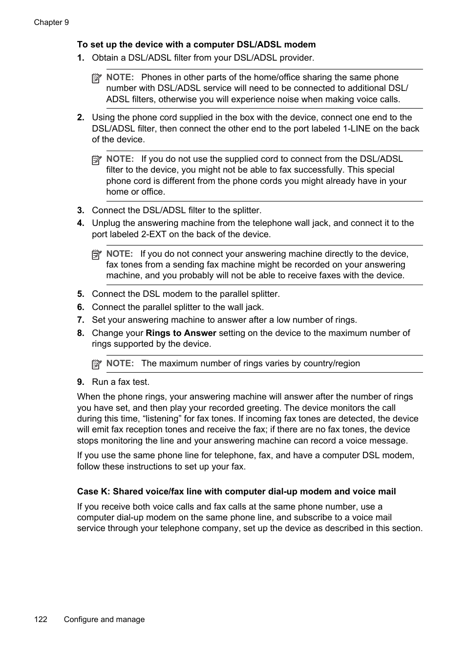 HP Officejet Pro L7380 All-in-One Printer User Manual | Page 126 / 245