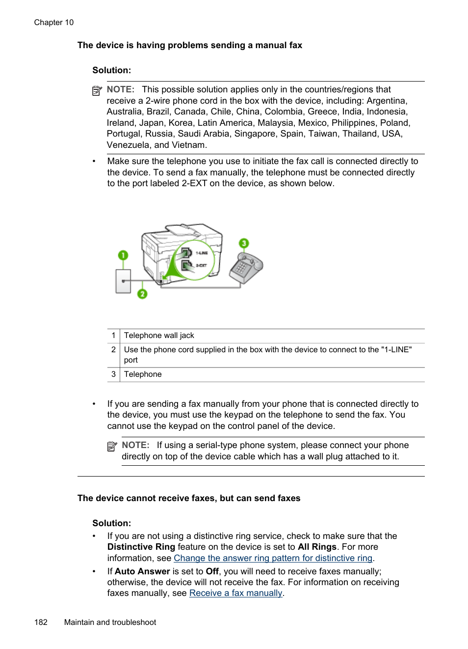 HP Officejet Pro L7380 All-in-One Printer User Manual | Page 186 / 245