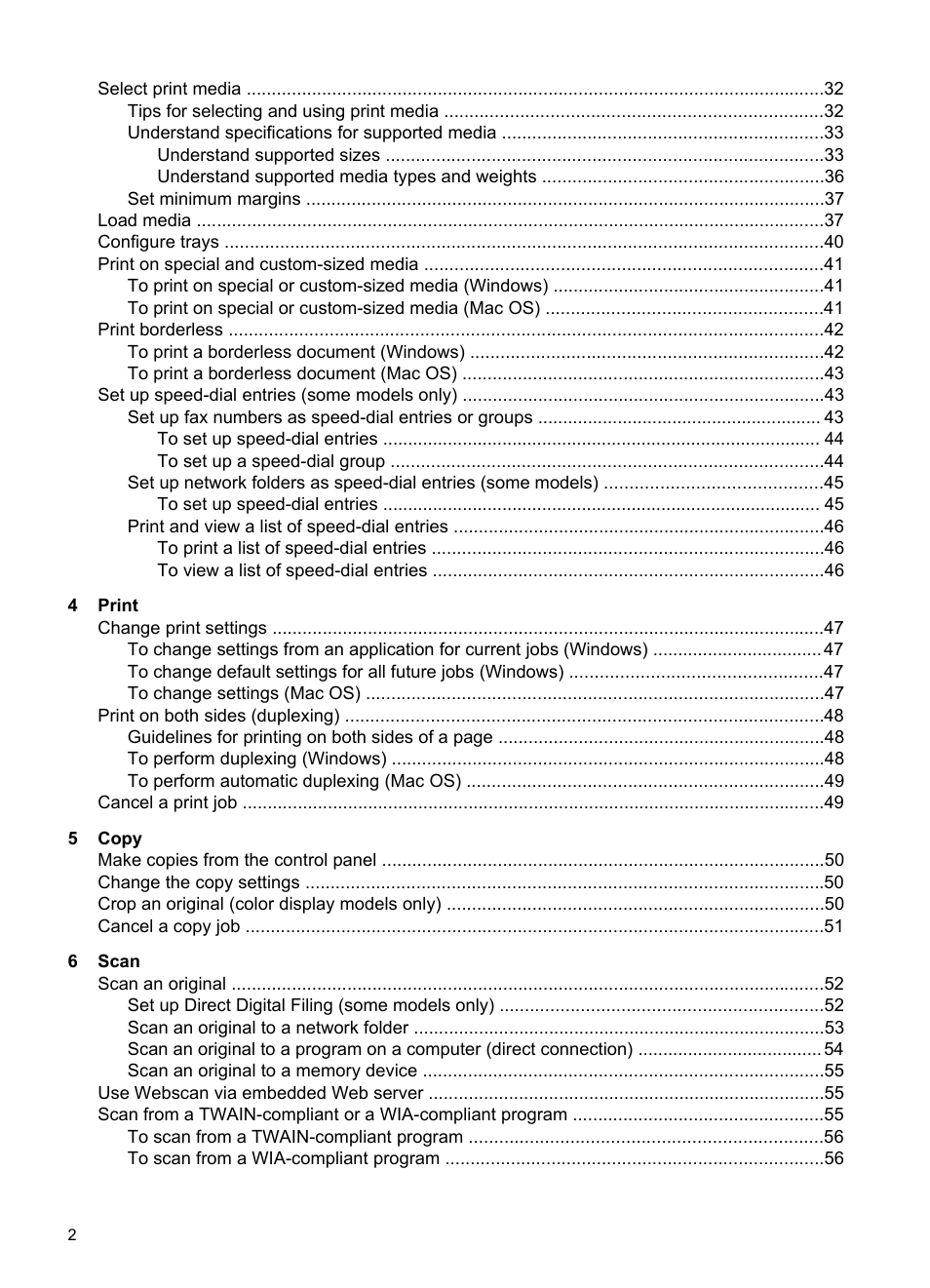 HP Officejet Pro L7380 All-in-One Printer User Manual | Page 6 / 245