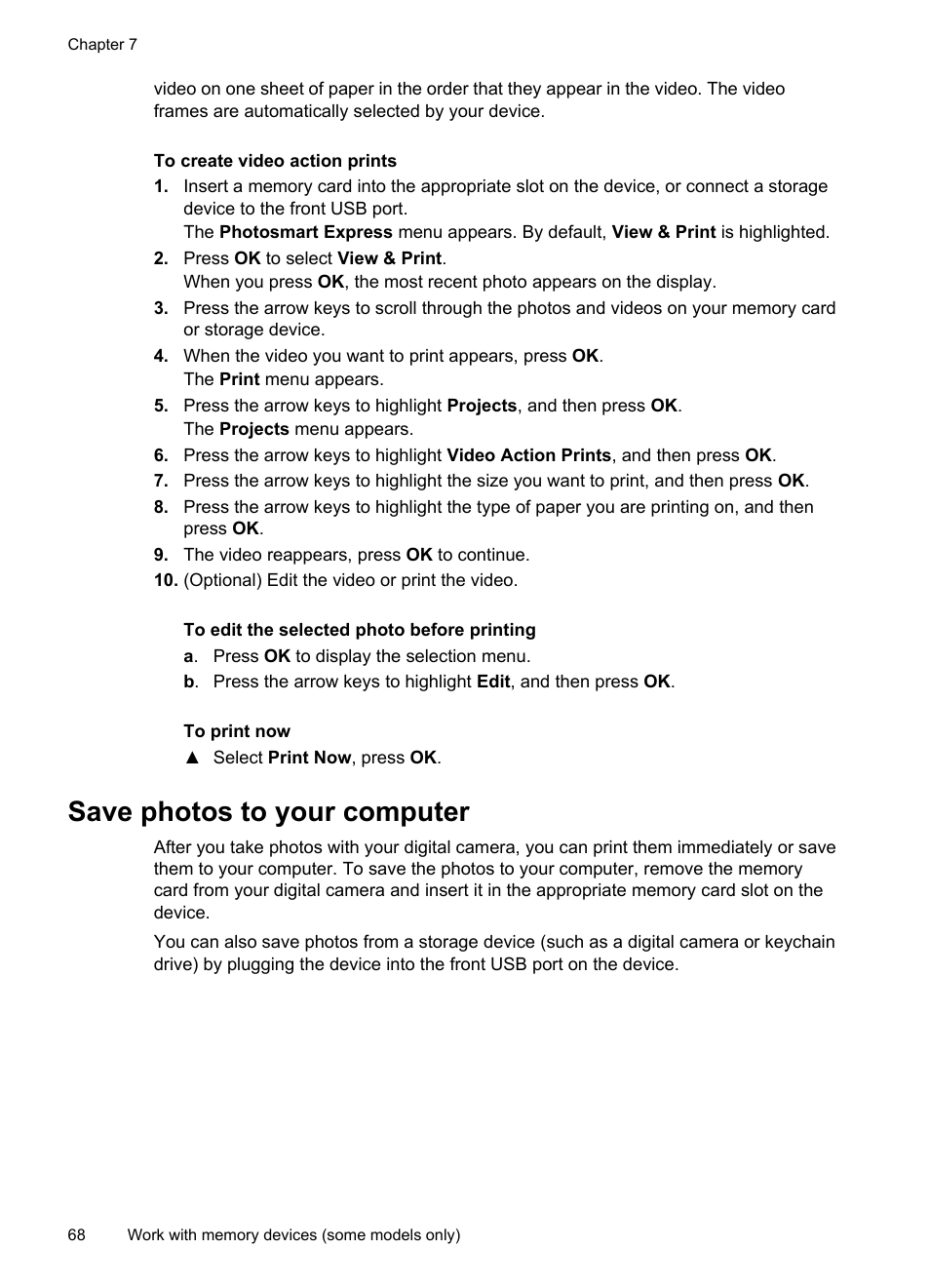 Save photos to your computer | HP Officejet Pro L7380 All-in-One Printer User Manual | Page 72 / 245