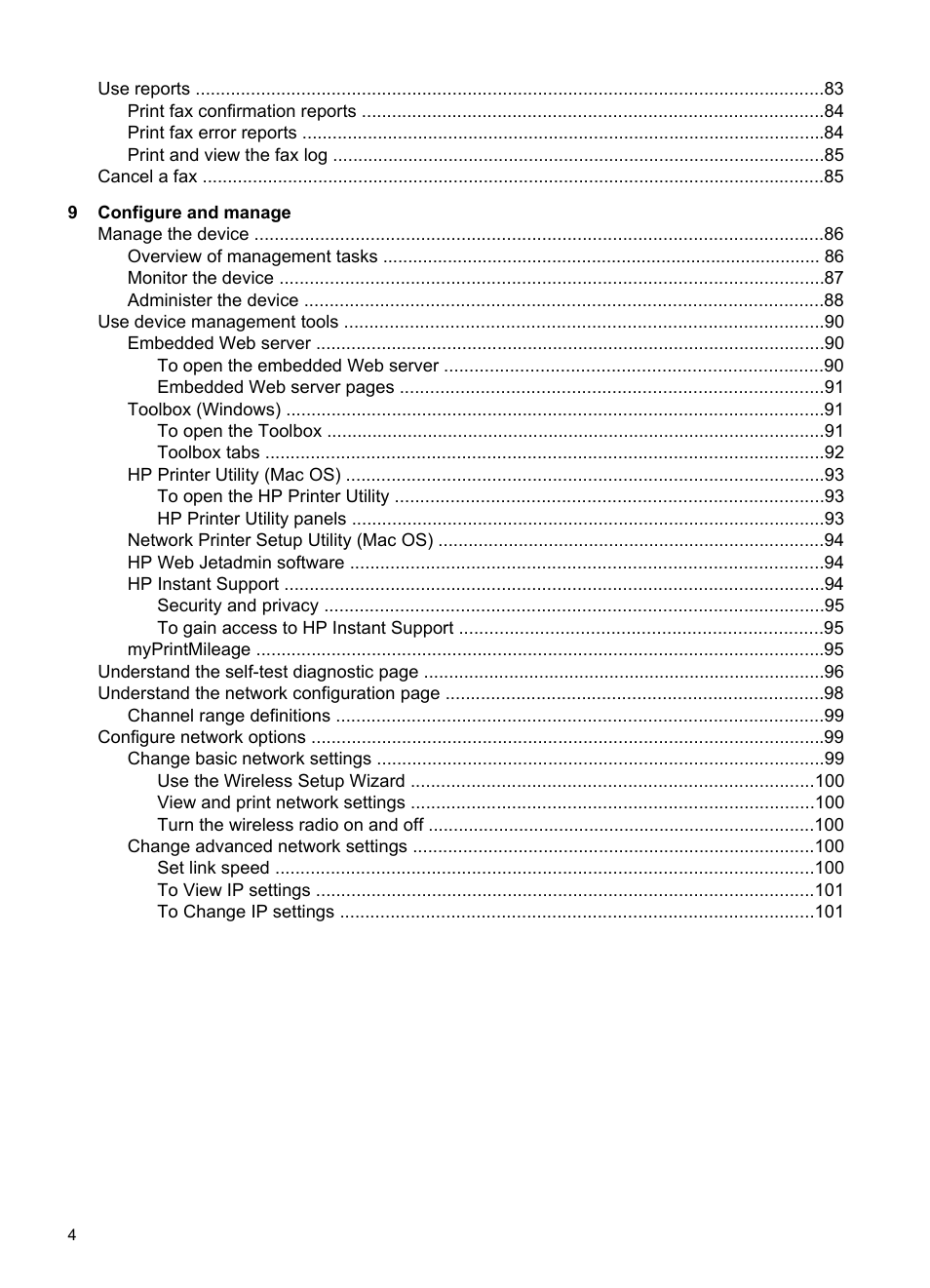 HP Officejet Pro L7380 All-in-One Printer User Manual | Page 8 / 245