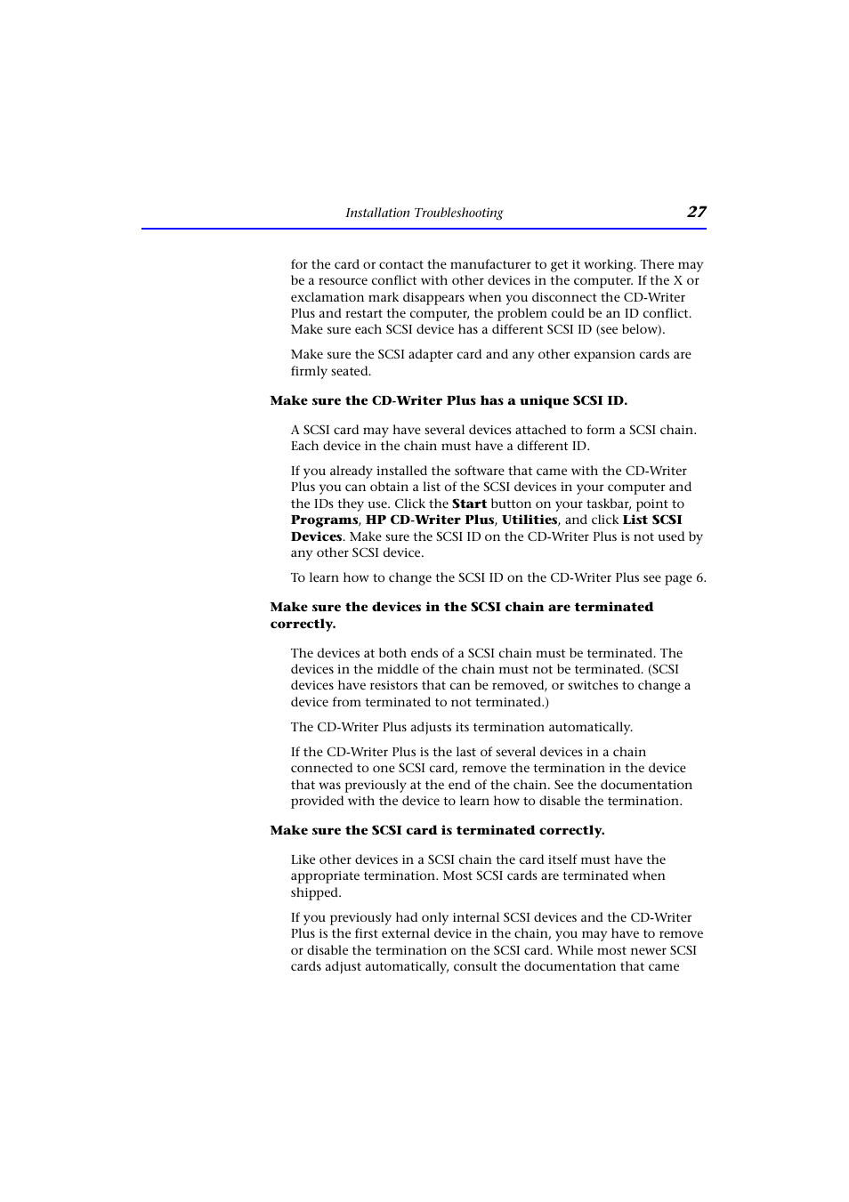 HP CD-Writer Plus External 9200e Drive User Manual | Page 27 / 38