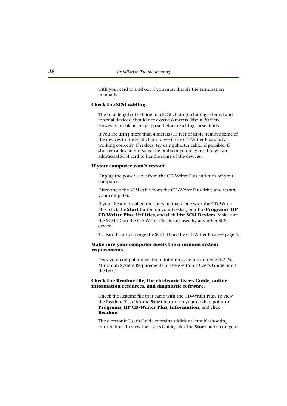 HP CD-Writer Plus External 9200e Drive User Manual | Page 28 / 38