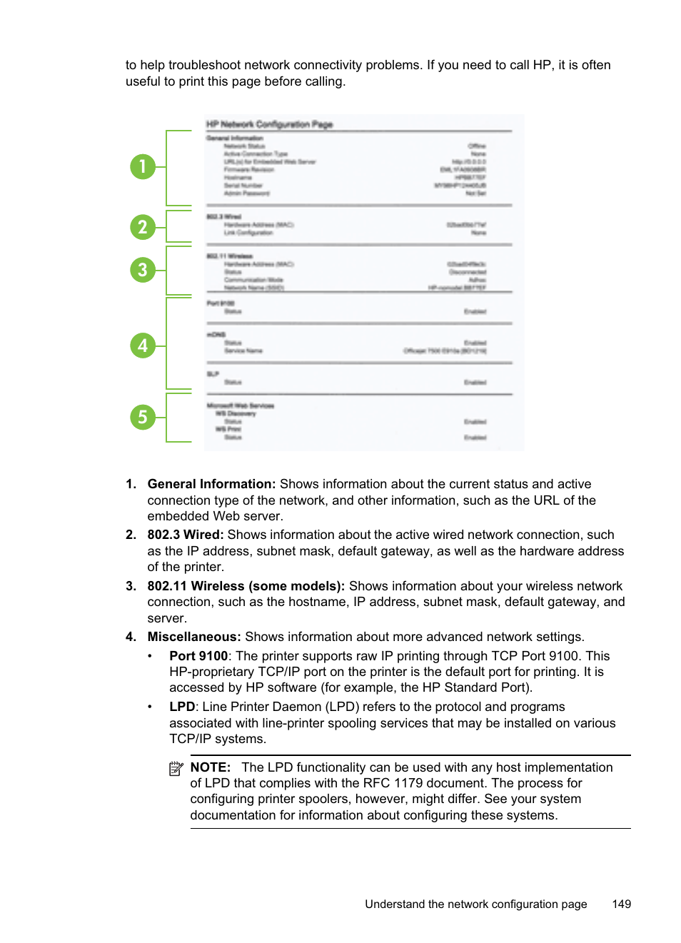 HP Officejet Pro 8500A User Manual | Page 153 / 246