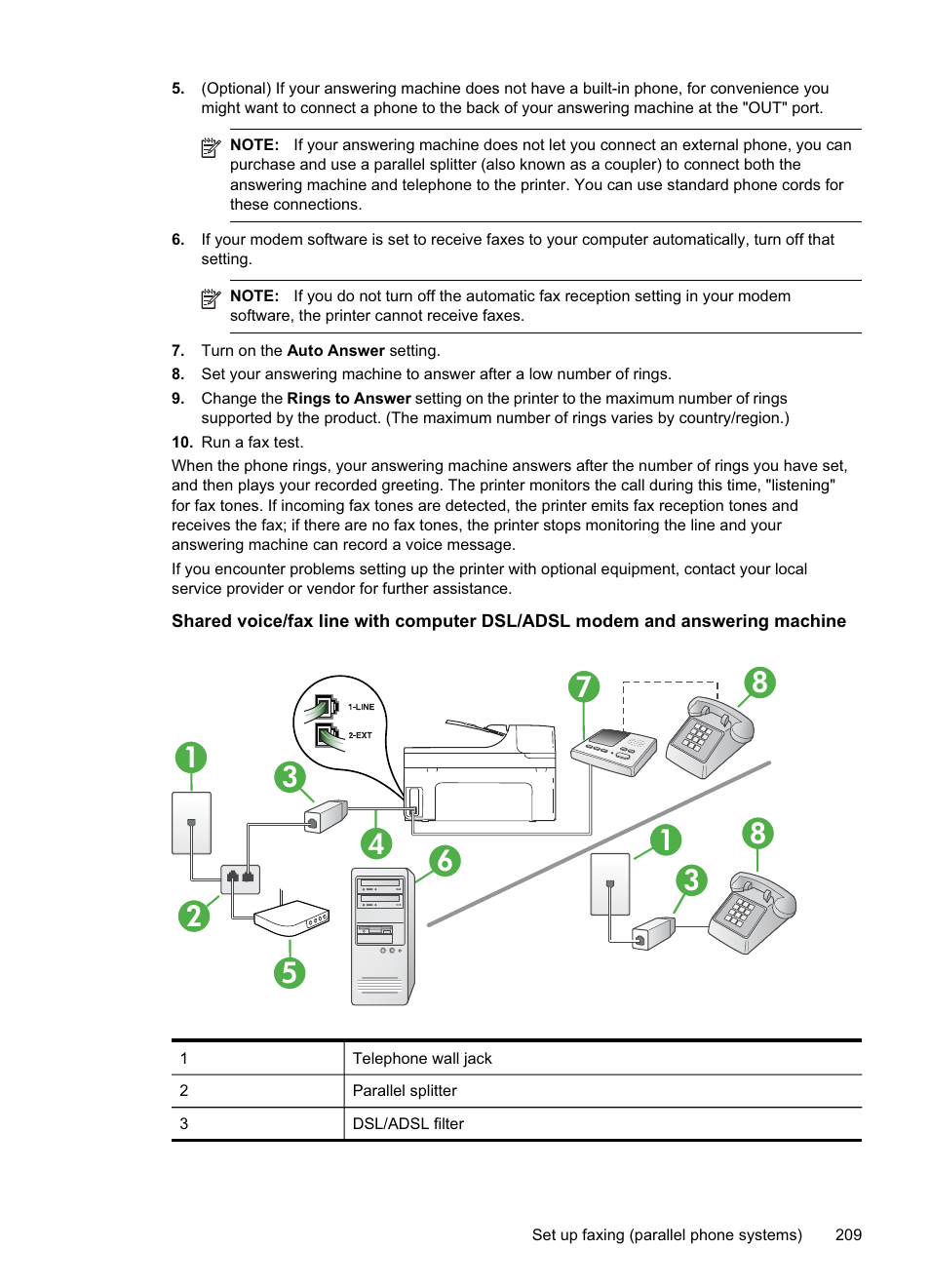 HP Officejet Pro 8500A User Manual | Page 213 / 246