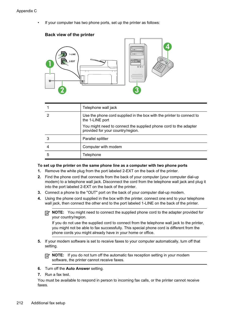 HP Officejet Pro 8500A User Manual | Page 216 / 246