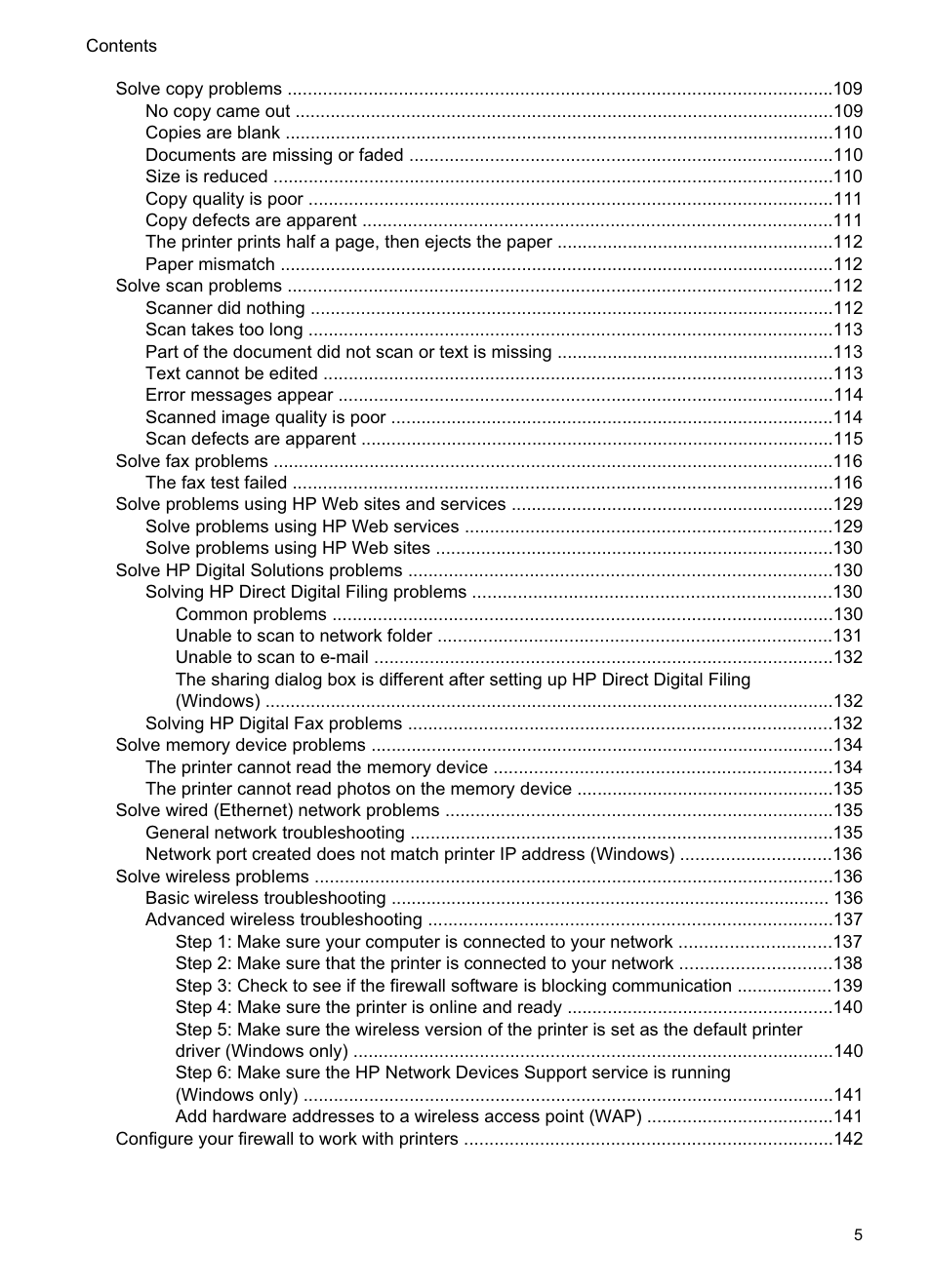 HP Officejet Pro 8500A User Manual | Page 9 / 246