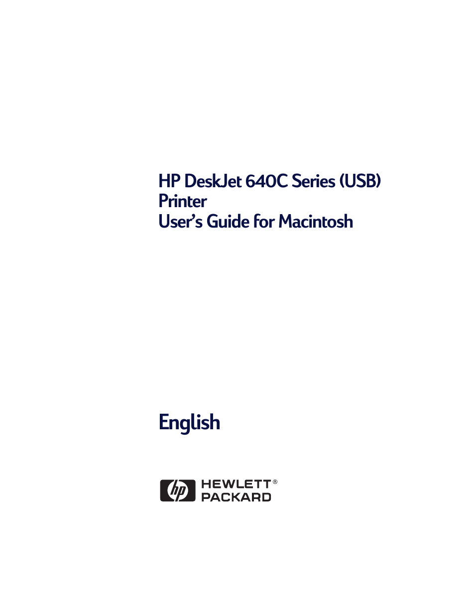 HP Deskjet 642c Printer User Manual | 67 pages