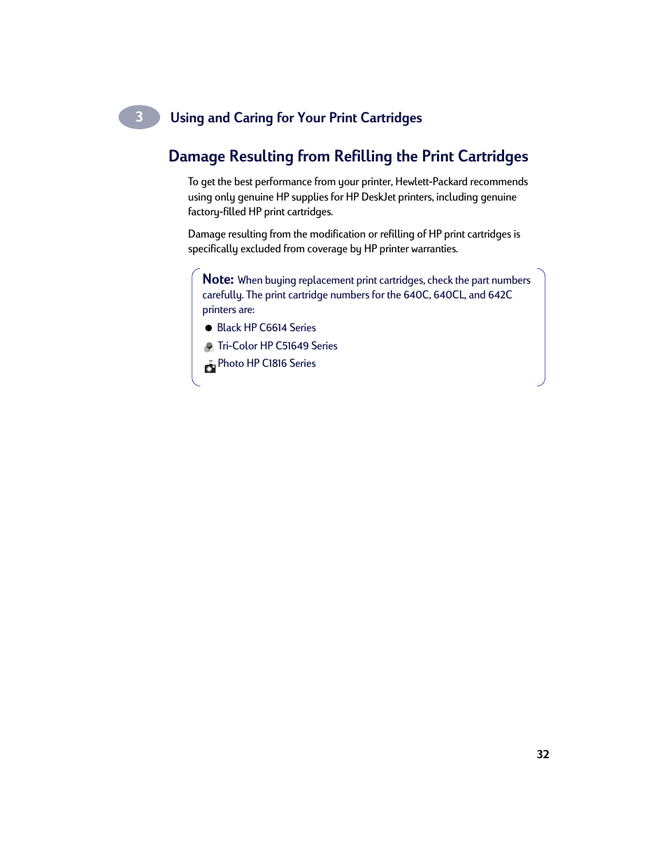 HP Deskjet 642c Printer User Manual | Page 39 / 67