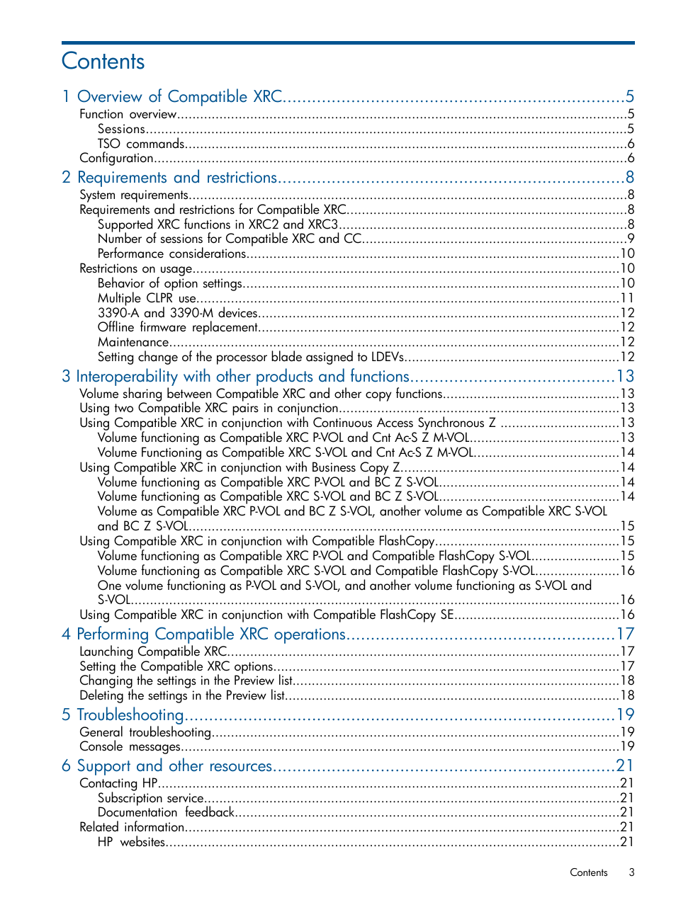 HP XP P9500 Storage User Manual | Page 3 / 31