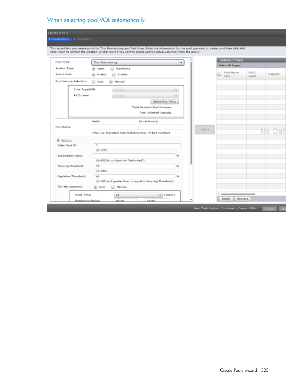 HP XP Racks User Manual | Page 325 / 486