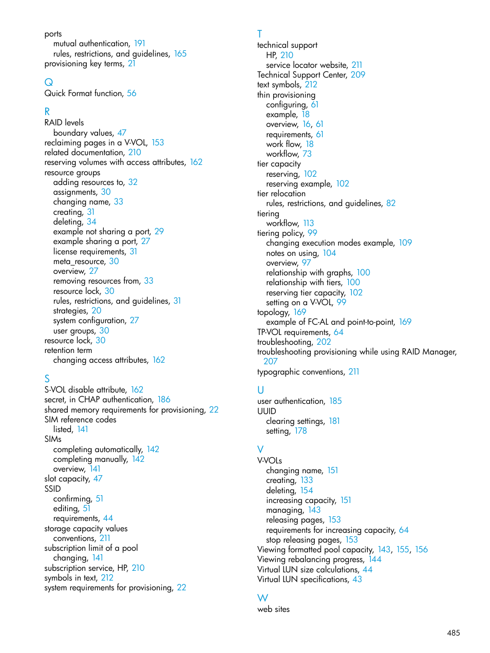 HP XP Racks User Manual | Page 485 / 486