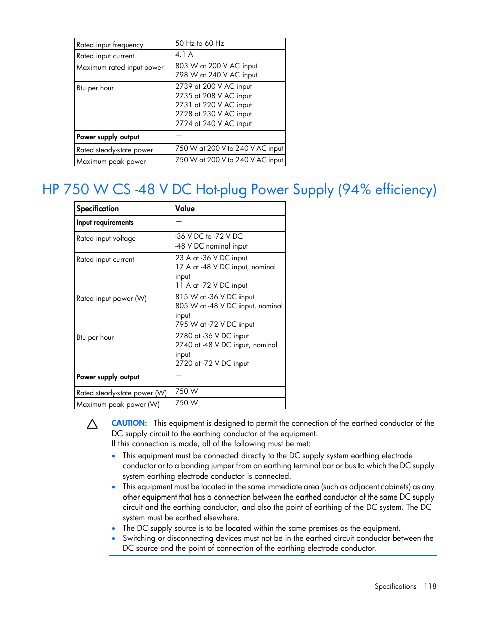 HP ProLiant DL388e Gen8 Server User Manual | Page 118 / 136