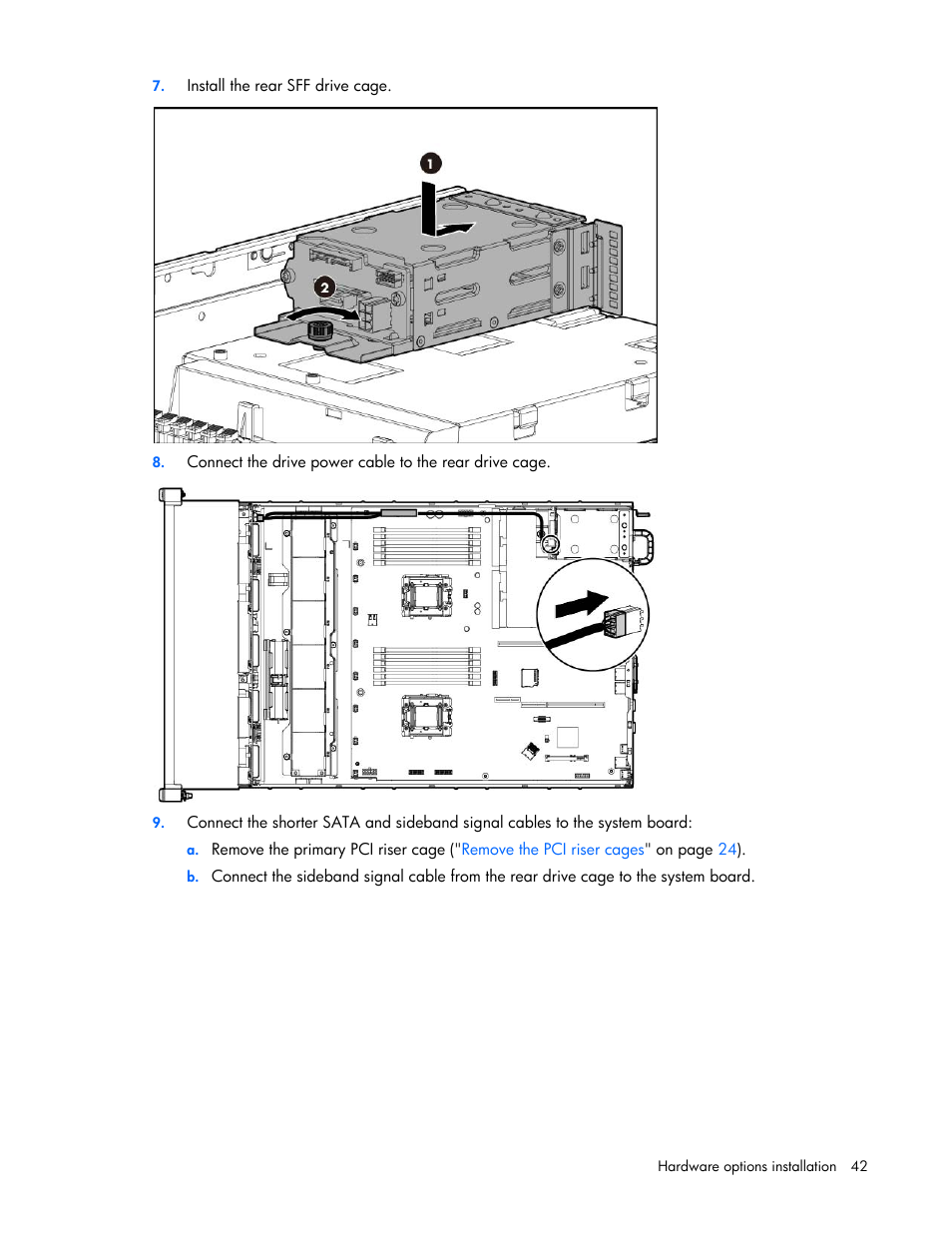 HP ProLiant DL388e Gen8 Server User Manual | Page 42 / 136