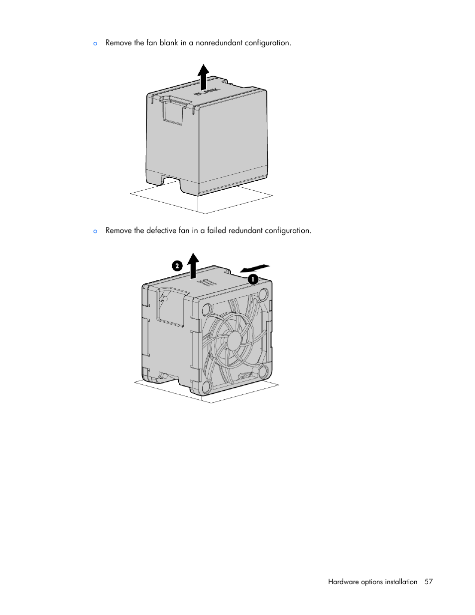 HP ProLiant DL388e Gen8 Server User Manual | Page 57 / 136