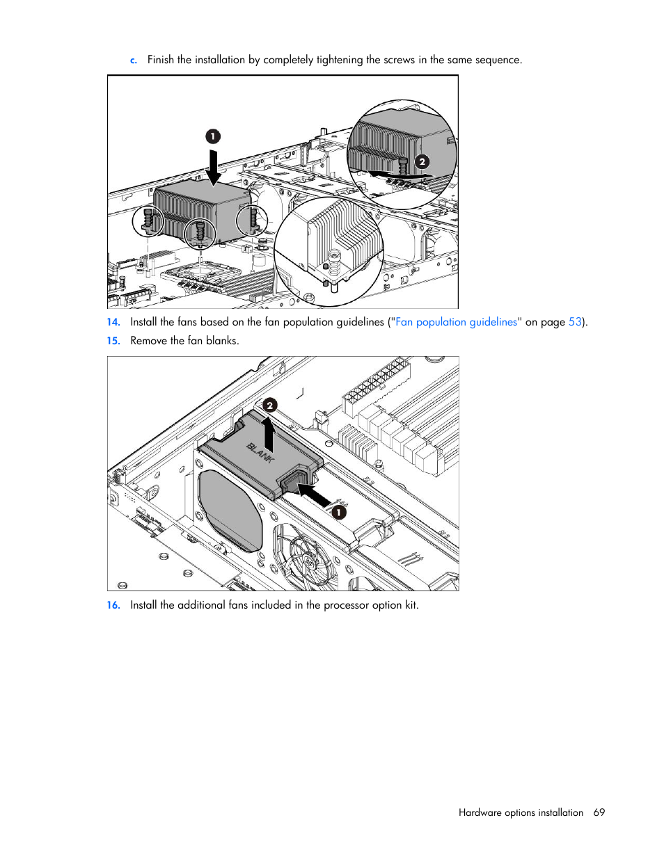 HP ProLiant DL388e Gen8 Server User Manual | Page 69 / 136
