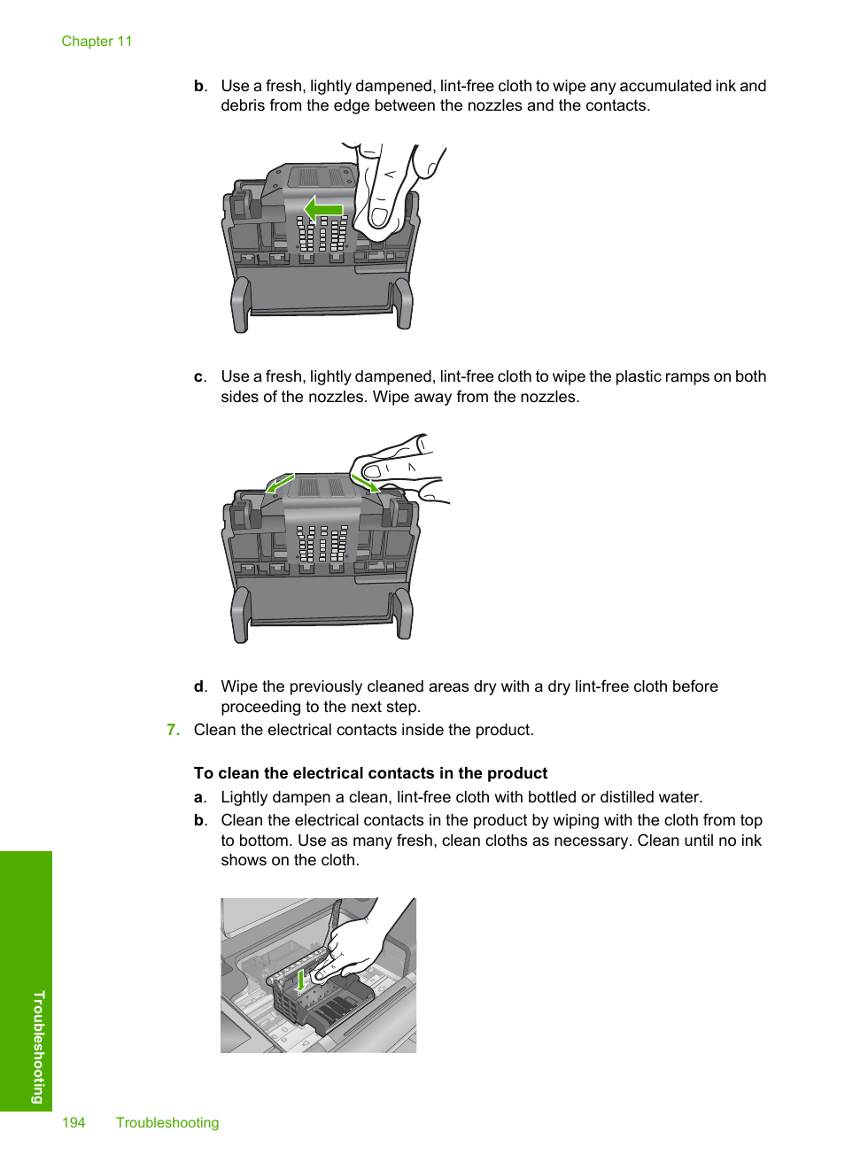 HP Photosmart D7560 Printer User Manual | Page 197 / 237