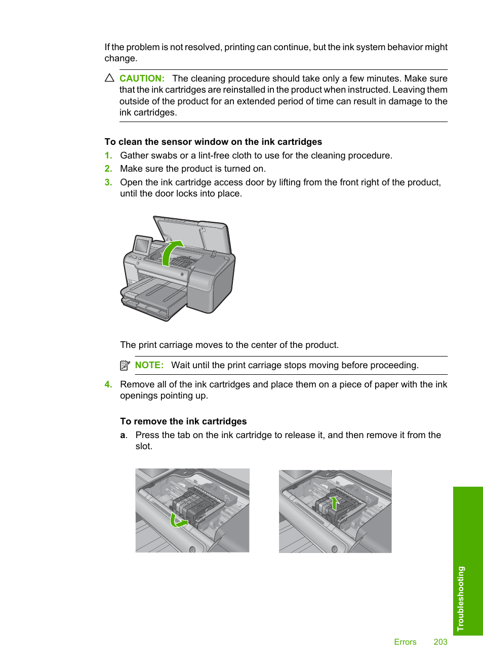 HP Photosmart D7560 Printer User Manual | Page 206 / 237