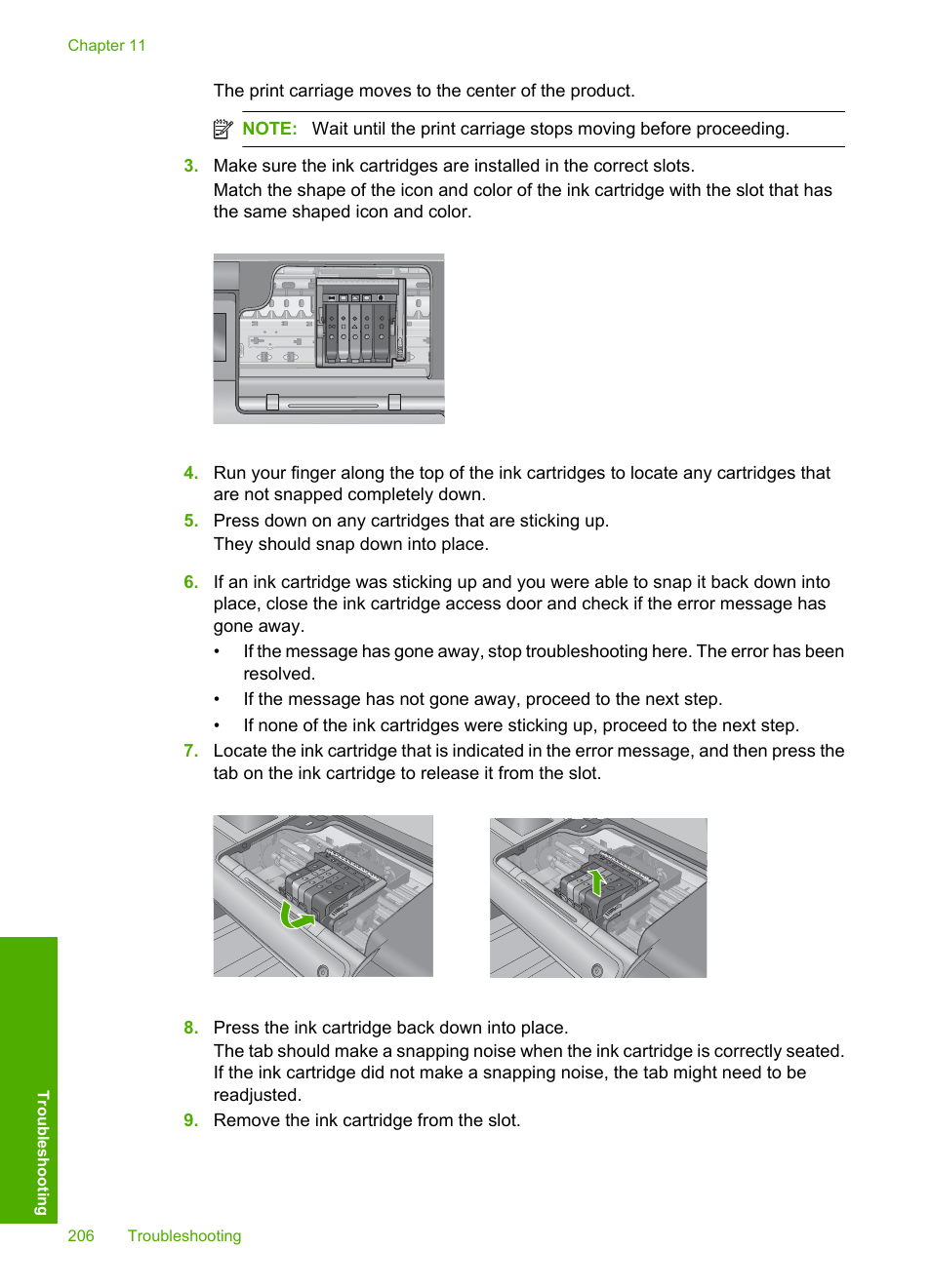 HP Photosmart D7560 Printer User Manual | Page 209 / 237